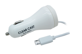80566421 clear cast car charger   micro cable clc m421 01