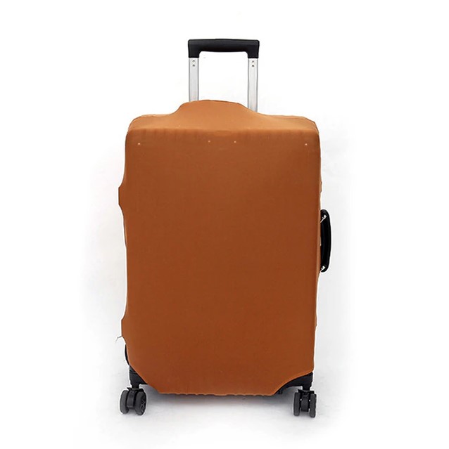 Luggage cover brown