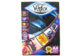 40912000 vertex glossy photo paper 115 gsm a4 01